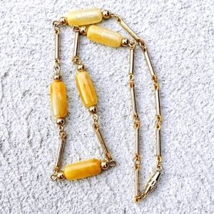 Vintage Stone Gold Necklace